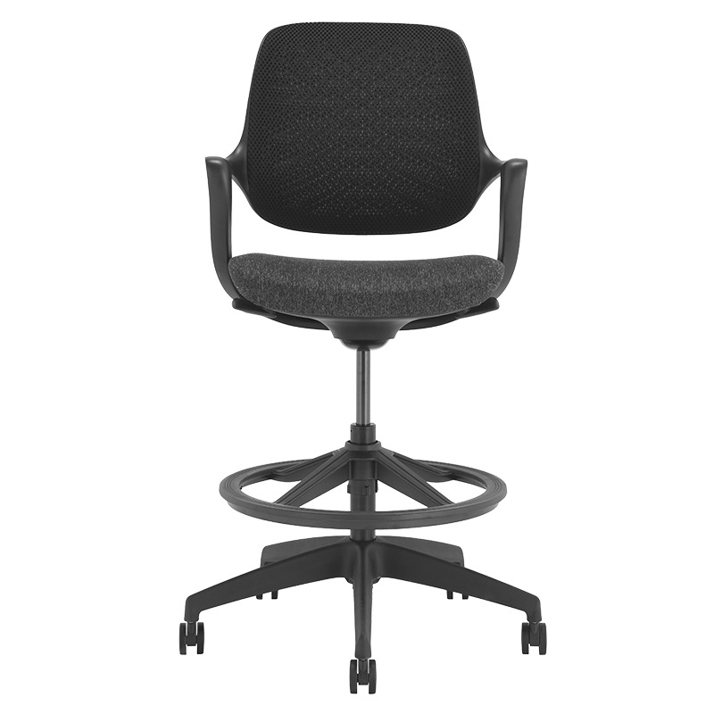 Висок работен офис стол Carmen Davos черен